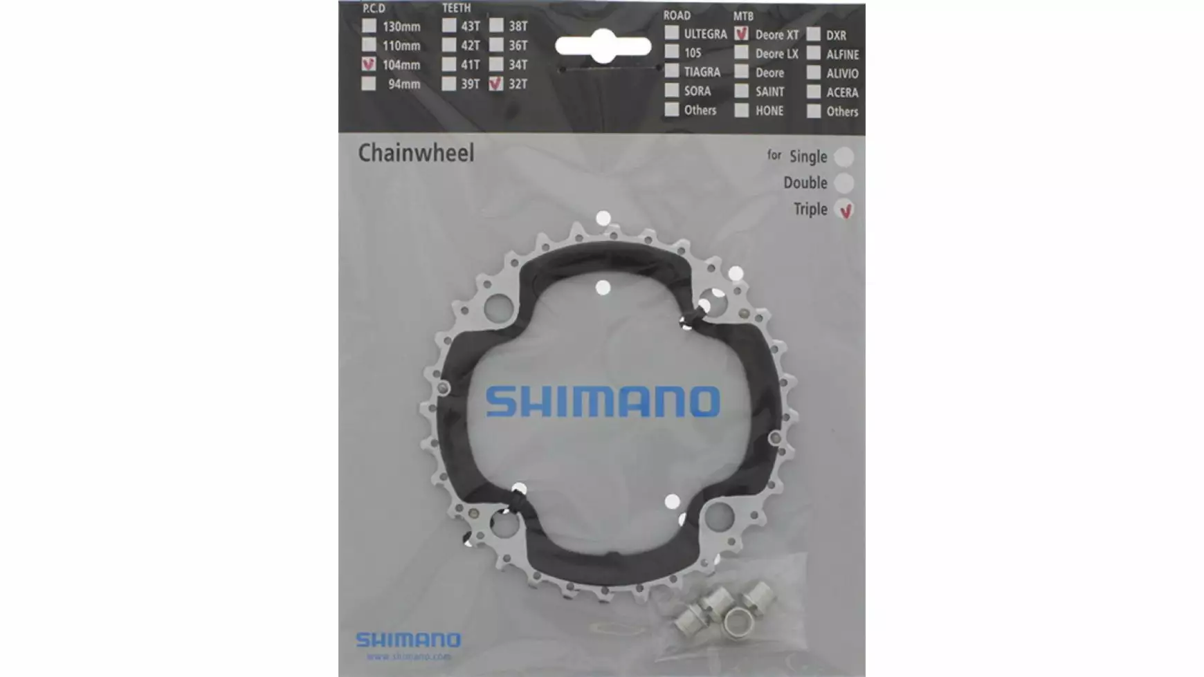 Shimano FC-M780 Kettenblatt 10-fach 1 Shimano FC-M780 Kettenblatt 10-fach