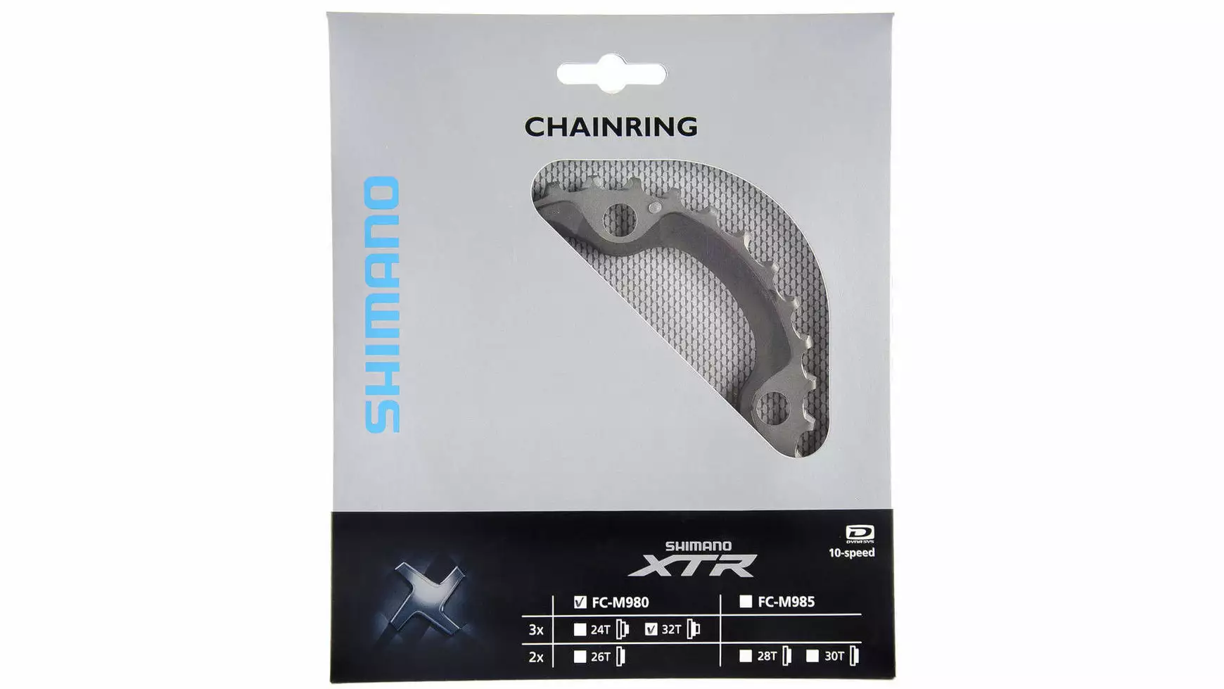 Shimano FC-M980 XTR Kettenblatt 1 Shimano FC-M980 XTR Kettenblatt