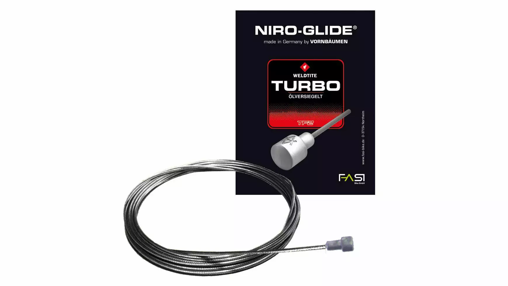 Niro-Glide Bremszug 800mm Flaschennippel 1 Niro-Glide Bremszug 800mm Flaschennippel