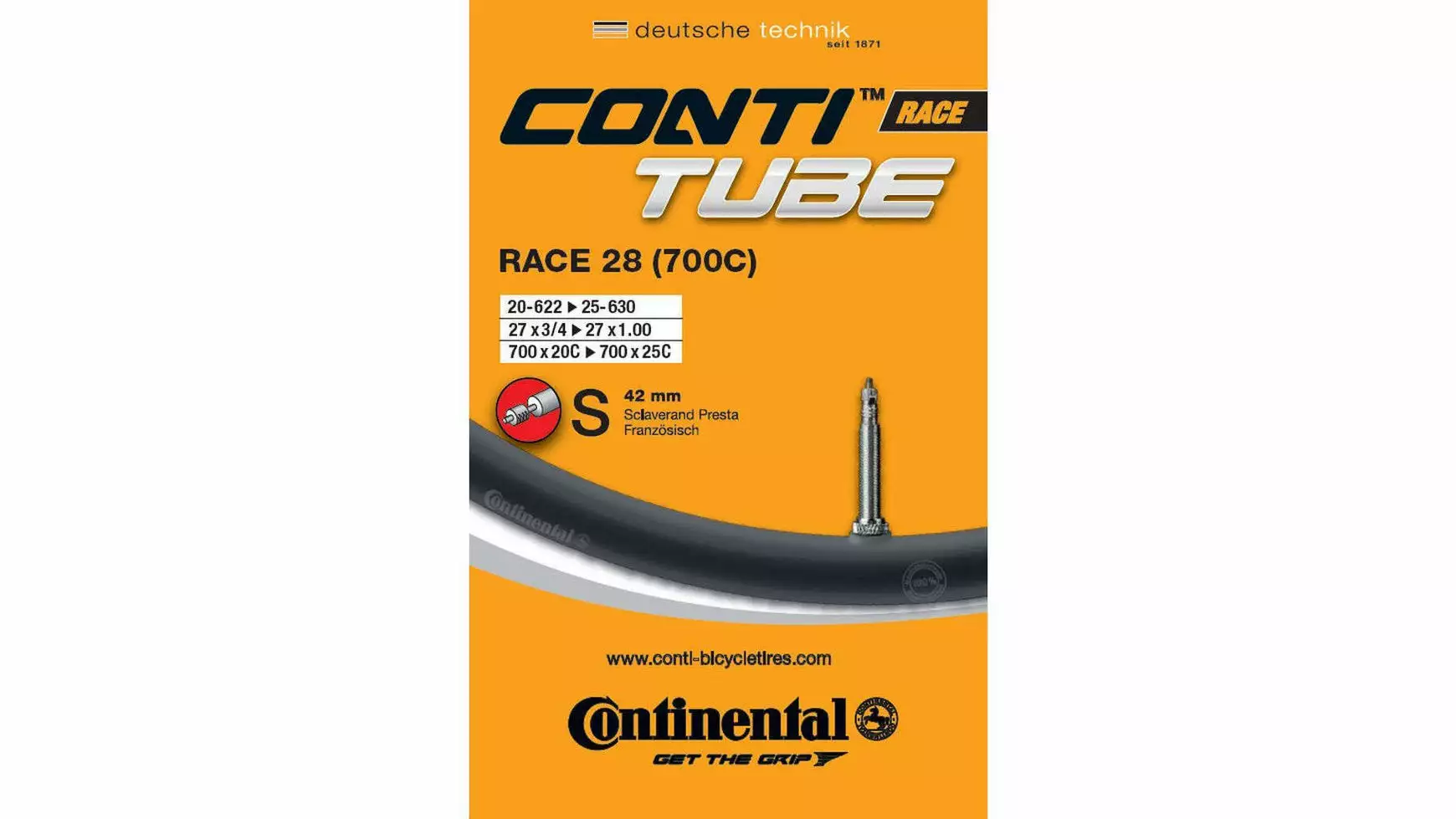 Continental Conti Schlauch Race 28 1 Continental Conti Schlauch Race 28