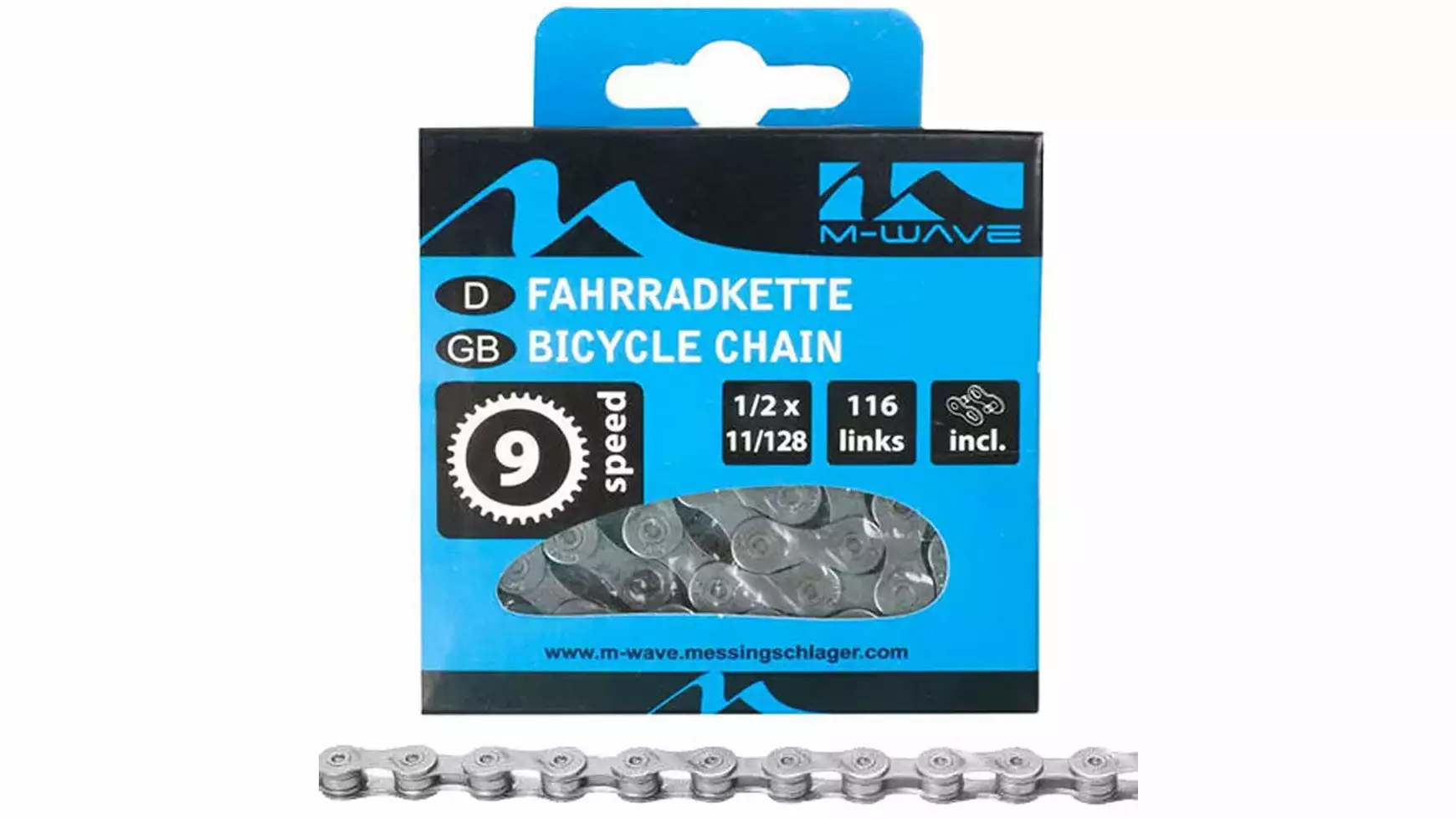 CFP M-Wave Fahrradkette 9-fach 1 CFP M-Wave Fahrradkette 9-fach