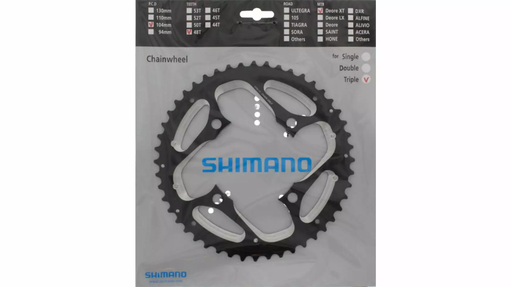 Shimano Kettenblatt Deore XT 1 Shimano Kettenblatt Deore XT